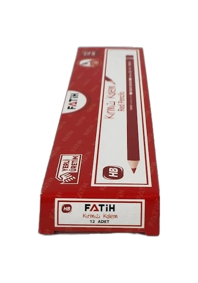 Fatih Kopya Kalemi Kırmızı Hb 12'li Paket Çok Renkli