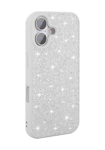 Nihcase Apple Uyumlu iPhone 16 Plus Kılıf Parlak Taşlı Tasarım Pırlanta Kapak