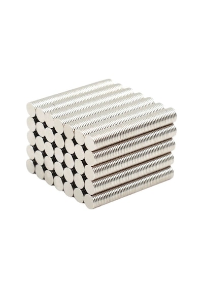 30 Adet 8x1mm Yuvarlak Neodyum Mıknatıs Magnet, Buzdolabı Magneti Mıknatısı