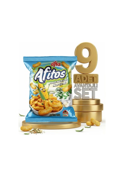 Afia Afitos Ranch Aromalı Mısır Çerezi 9x50 Gr