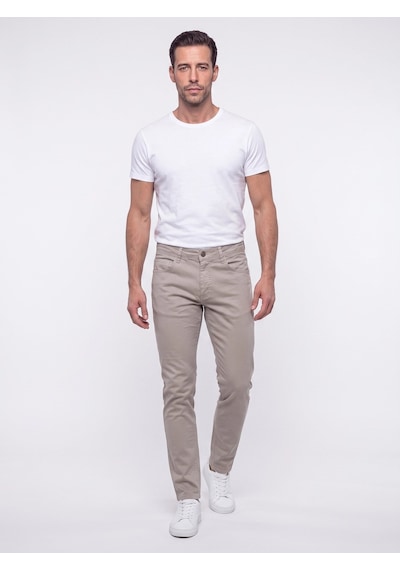 Gri Dynamic Fit Erkek Chino Pantolon