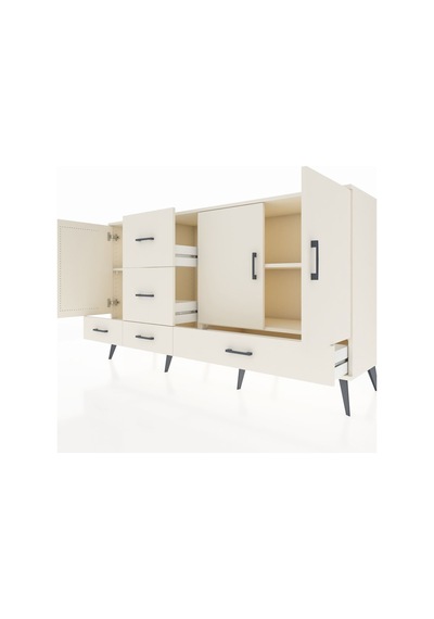 Hyperion Konsol 4 Raflı 5 Çekmeceli 3 Kapaklı 176x44x99 Aytaşı-aytaşı Aytası - Aytası Hyperion Konsol 4 Raflı 5 Çekmeceli 3 Kapaklı 176x44x99 Aytaşı-aytaşı Aytası - Aytası