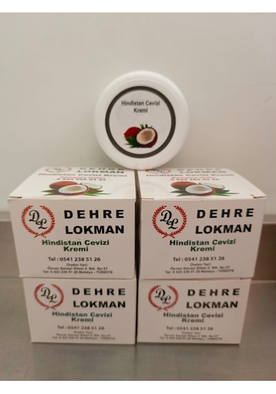 Dehre Lokman Hindistan Cevizi Kremi 4 x 70 G