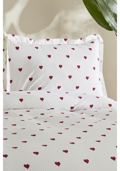 Karaca Home Amour Tek Kişilik Pike Takımı Kırmızı