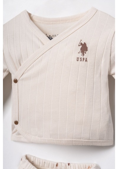U.S. Polo Assn. Erkek Bebek Falling Leaves Beyaz Hastane Çıkışı 10 Lu Set Usb3100-c-v1 Usb3100-c-v1