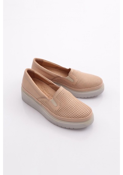 Dgn 3536 Kadin Lazerli Kalin Taban Comfort Ayakkabi Buz