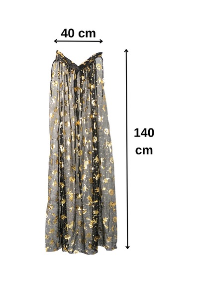 Orcan Altın Renk Pelerin 140 Cm Hlw-24245