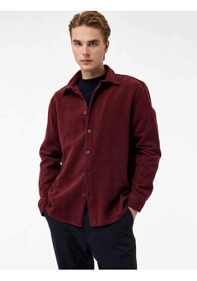 Koton Regular Fit Uzun Kollu Düğmeli Klasik Yaka Gömlek Bordo 6wam60236hw Bordo Koton Regular Fit Uzun Kollu Düğmeli Klasik Yaka Gömlek Bordo 6wam60236hw Bordo