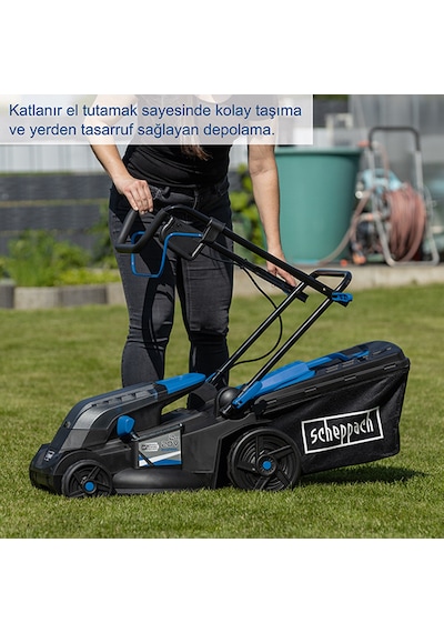 Scheppach BC-MP380 2x4AH Akülü Çim Biçme Makinesi - 5911414400