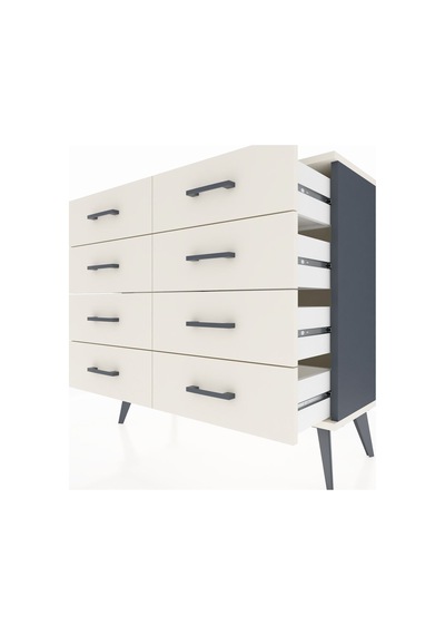 Arges Şifonyer 8 Çekmeceli 88x30x80 Antrasit-aytaşı Aytaşı Arges Şifonyer 8 Çekmeceli 88x30x80 Antrasit-aytaşı Aytaşı