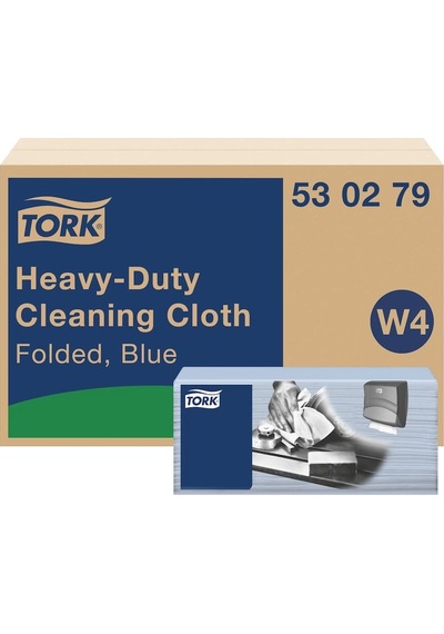 Tork Nonwoven Ağır Kirler İçin Z Katlı Mavi Temizlik Bezi 105 Yaprak 4 Paket