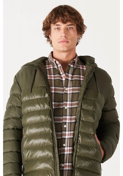 Wrangler Erkek Mont Koyu Haki W232008801 Puffer 24Kmc8000482 Mc80025 Koyu Haki