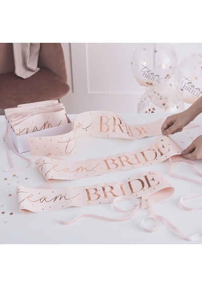 Parti Kuşakları - Team Bride - 6 Adet Tüm Yaşlar
