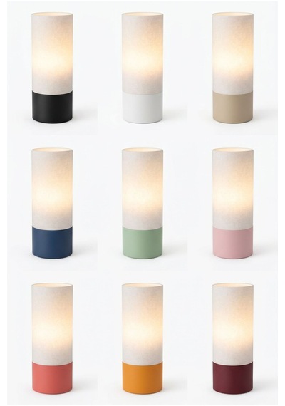 Nova Model - Led Abajur - Masa Lambası - Usb 5v İle Çalışır - Slim Led Aydınlatması Dahildir - Dekoratif Lamba - Renk Seçenekli Çok Renkli
