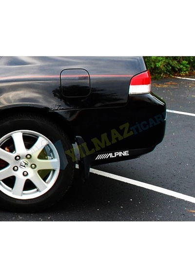 Alpine Oto Sticker 2 Adet Kaliteli Baskı Sürpriz Hediyeli