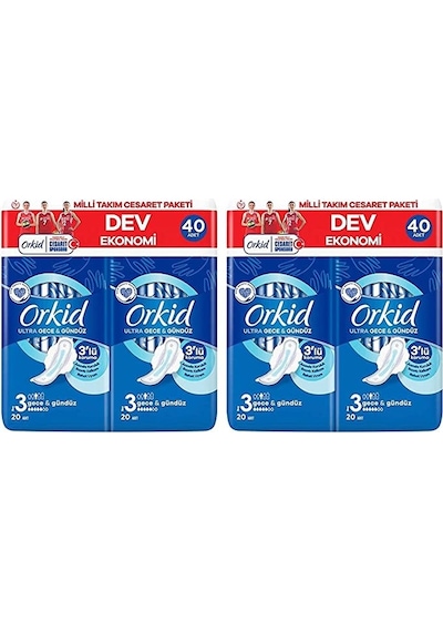 Orkid Ultra Extra Gece Cesaret Paketi 80'li