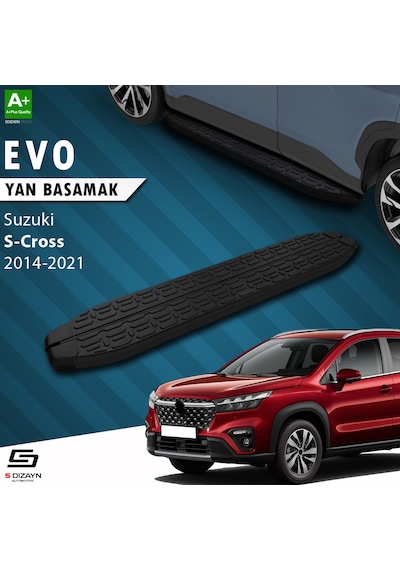 S-dizayn Suzuki Sx4 2 S-cross Evo Siyah Yan Basamak 173 Cm 2014 Üzeri