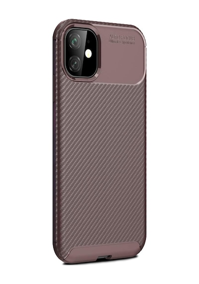 Apple Uyumlu iPhone 11 Kilif Karbon Tasarim Negro Silikon Kapak 403234036