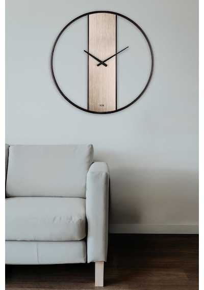 Digithome Demre Sessiz Mekanizmalı Modern Duvar Saati 61,5 Cm Gümüş - K-demre-gumus Gümüş