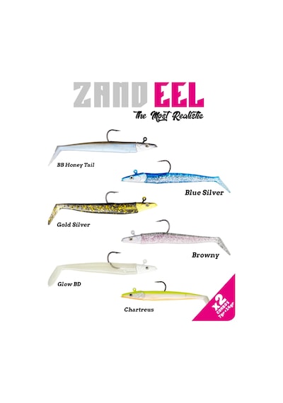 Fujin Zand Eel 11cm 7gr-14gr Double Body+head Silikon Yem