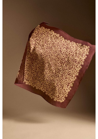 Defacto Manuka X Defacto Kadın Desenli Pamuklu Bandana H9062ax26smbn1 Kahve-bn1