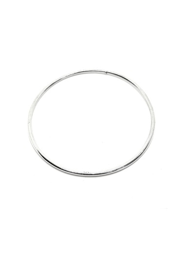 Oya Silver Düz Gümüş Halka Bilezik 43583582