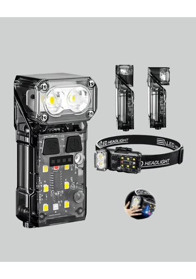 Kamp Ve Outdoor İçin Led Far 10 Saat Pil Sensörlü Manyetik Çok Renkli 36318508