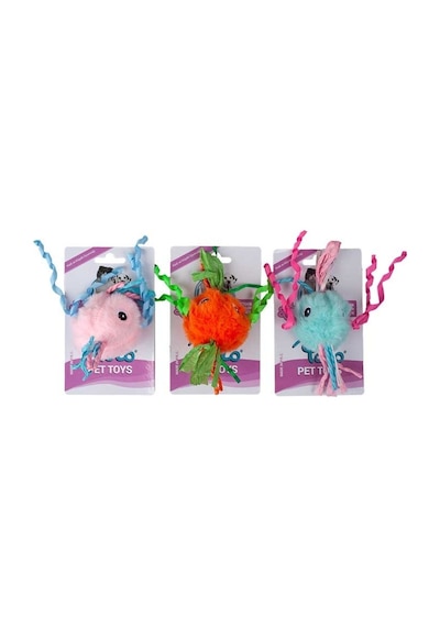 Polo Püsküllü Kedi Oyuncağı 17 Cm 1 Tane