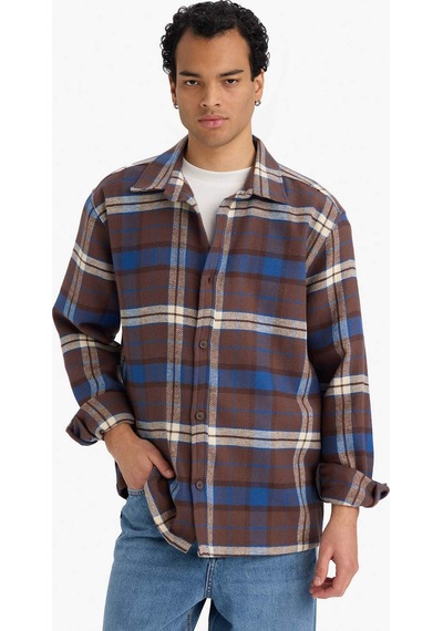 Defacto Regular Fit Flanel Uzun Kollu Gömlek G4322ax25wnbn337 Kahve-bn337