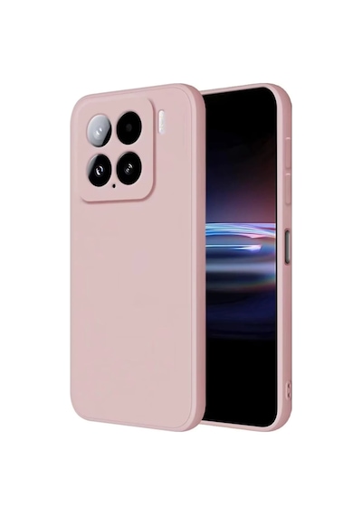 Xiaomi Mi 15 Uyumlu Kılıf Nano İçi Kadife Silikon - Pudra