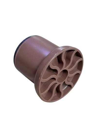 Cateksss 6 Cm Asena Plastik Ayak M8 Ceviz - 6 Lı Paket