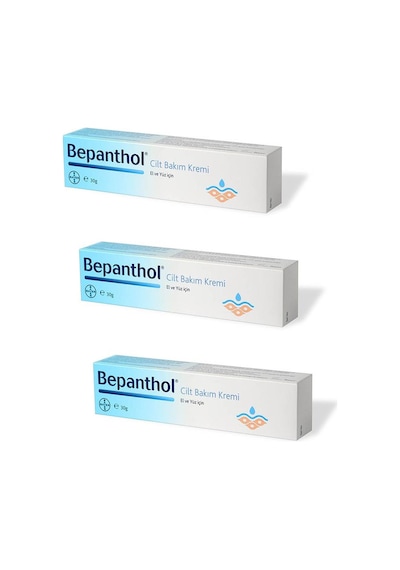 Bepanthol El ve Yüz için Cilt Bakım Kremi 3 x 30 G