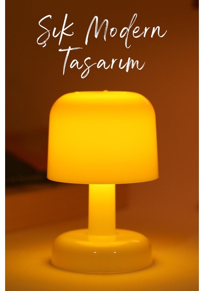 Led Mum İskandinav Tip Pil Dahil Dumansız Alev Ledli Yapay Dekoratif Mum Dekor Işığı Krem Pt427 Krem