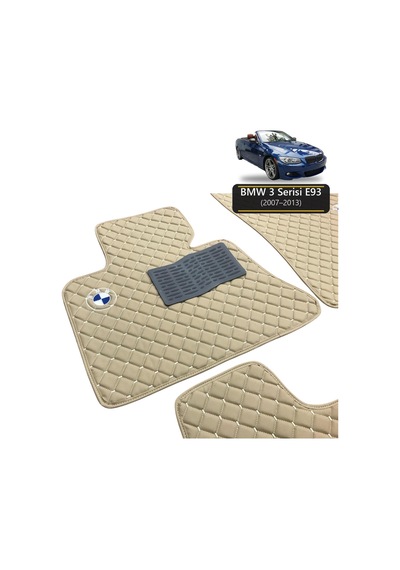 Oto Halı Paspas Bmw 3 Serisi E93 2007-2013 Uyumlu M M Teknik Sport Kaymaz & Şık Tasarım