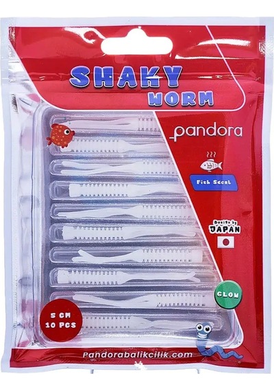 Pandora Shaky Worm 5 Cm Lrf Silikon Yem