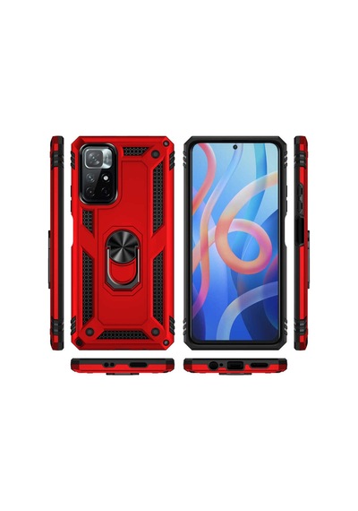 Xiaomi Redmi Note 11T 5G Kılıf Zore Vega Kapak-Gri