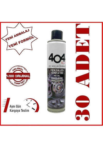 404 Fren Balata Ve Metal Temizleyici 30 Adet Spreyi 500 Ml