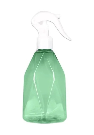 Prizma Desenli Boş Plastik Sprey Şişe - Yeşil -