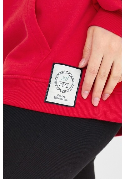 Brz Collection Oversize Kapüşonlu Sweatshirt