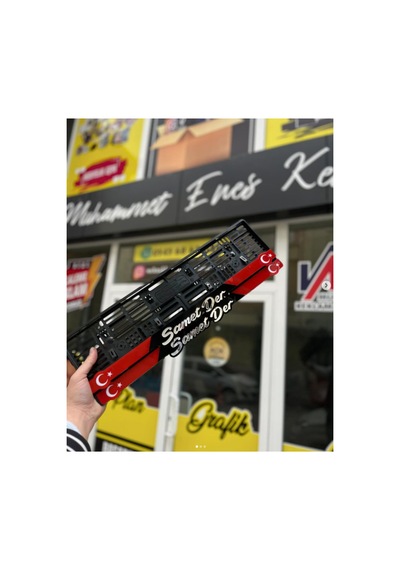 Ay Yıldız Model İsime Özel Pleksi Plakalık - 663886747
