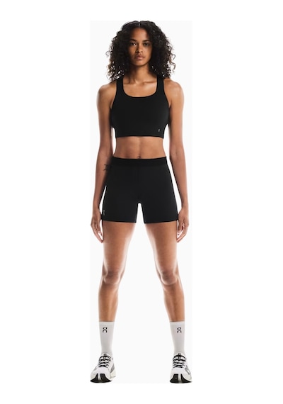 On Pace Tights Short Cleancloud Kumaşlı Kadın Koşu Taytı Siyah