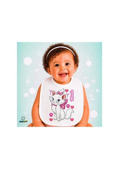 Marie Keten Bebek Mama Önlüğü Yumuşak - Emici - Yıkanabilir - Özel Tasarım P126 Çok Renkli