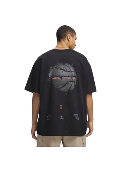 A6009329-001 Under Armour U M Hwt Hoops Photoreal Ss Erkek T-shirt Siyah A6009329-001