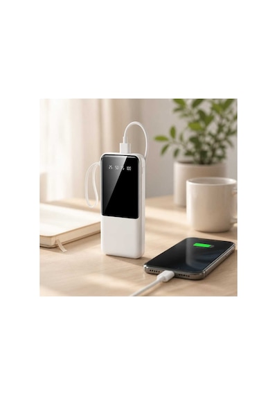 10000 Mah Powerbank Beyaz
