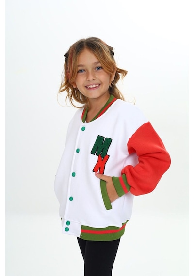 My Kids Wear Üç İplik Cepli Kolej Ceketler Haki