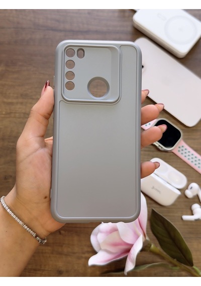 Redmi Note 8 Uyumlu Kamera Korumalı Darbeye Dayanıklı Renk Atmayan Keep Silikon Kılıf Gri