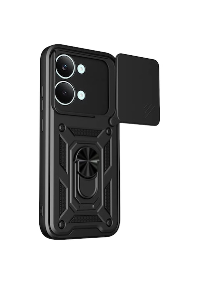 Newface Xiaomi Poco X8 Pro Max Pars Lens Yüzüklü Silikon - Siyah