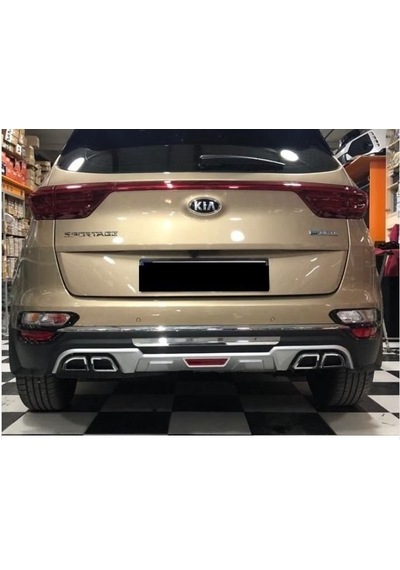 Kia Sportage Ön Ve Arka Tampon Koruma Difüzör 2019+ Makyajlı Kasa