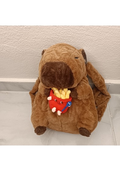 Cappy Bara Peluş Çanta Beyaz