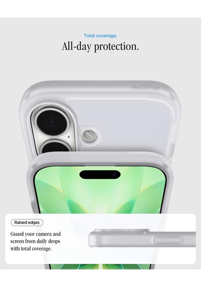 İphone 17 İle Uyumlu Magsafe Kılıf Ultra Hybrid Mag Fit Classic Silver - Acs10091